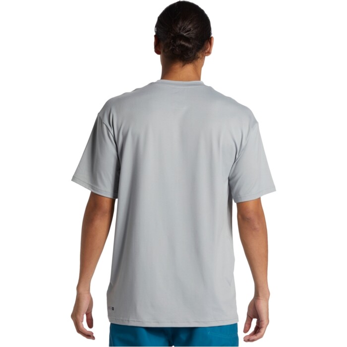 Quiksilver Mnner 2024 DNA Bubble Logo Surf Short Sleeve Tee AQYWR03186 - Quarry